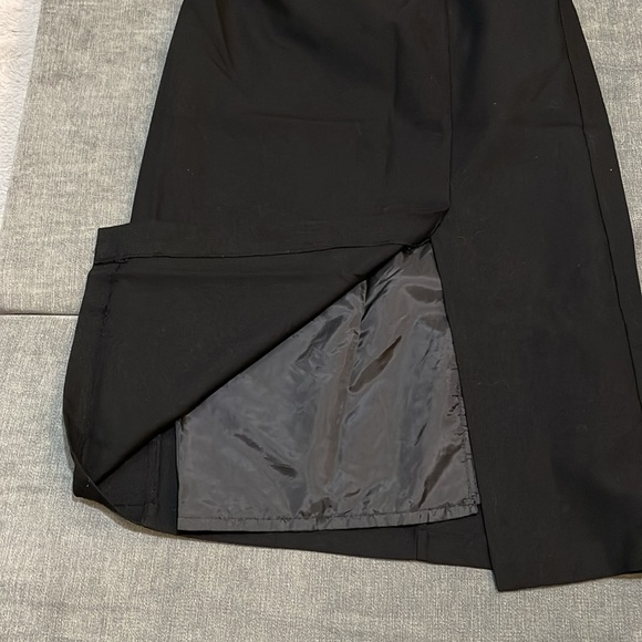 Lee david collection black long lined pencil skirt size 12 24-150 - Picture 2 of 5